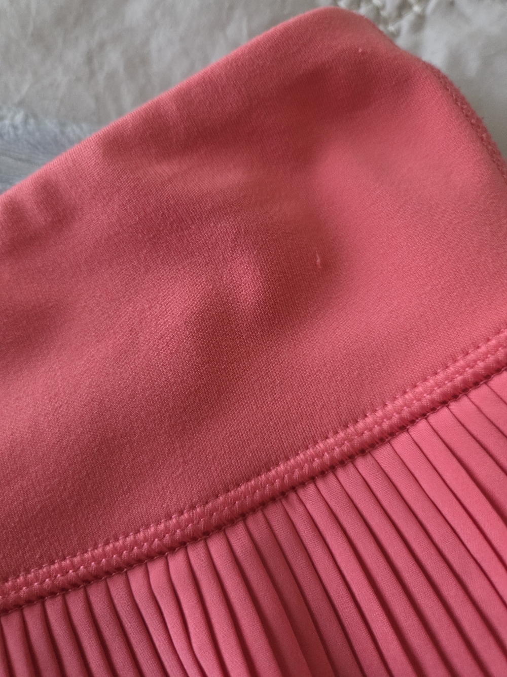Yogalicious Coral Pink Pleated Skater Skirt - Picture 4 of 9